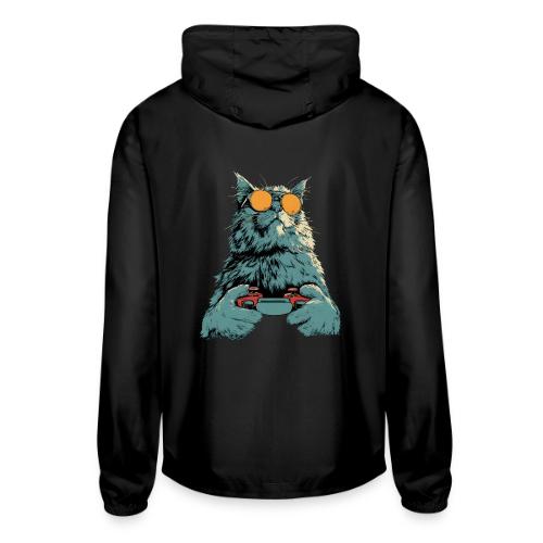 Cat: Fluff Mode On - Unisex Lightweight Windbreaker Jacket