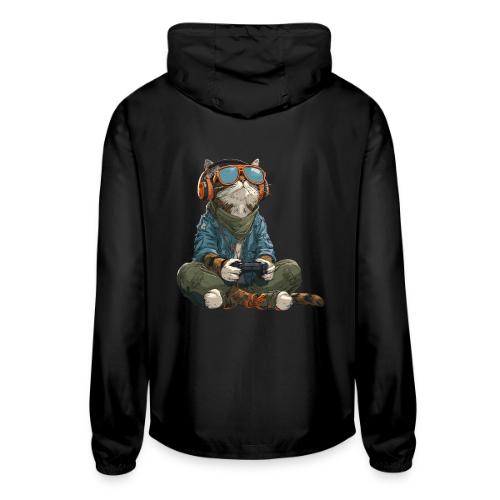 Cat: Purrfect Player - Unisex Lightweight Windbreaker Jacket