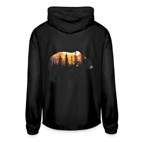 Bear: Sunset Guardian - Unisex Lightweight Windbreaker Jacket