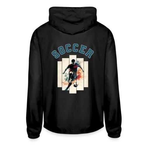 Soccer Mode On - Unisex Lightweight Windbreaker Jacket