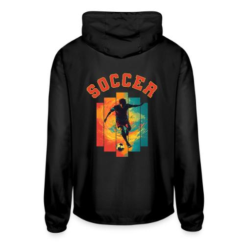 Soccer Heartbeat - Unisex Lightweight Windbreaker Jacket