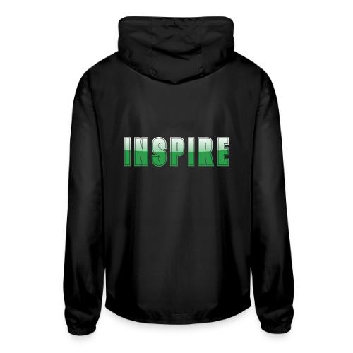 Inspire Word Art Design - Unisex Lightweight Windbreaker Jacket