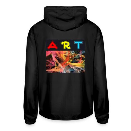 Chaotic Threads of Art - Unisex Lightweight Windbreaker Jacket
