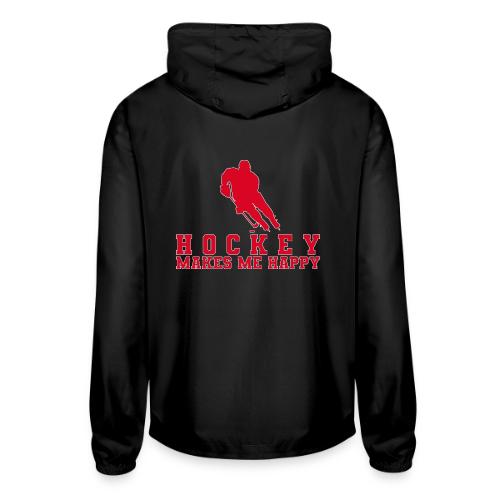 Hockey makes me happy - Unisex Lightweight Windbreaker Jacket