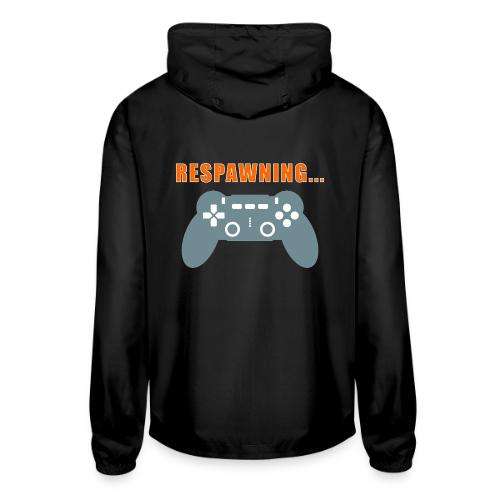 Respawning Gamer Controller Design - Unisex Lightweight Windbreaker Jacket
