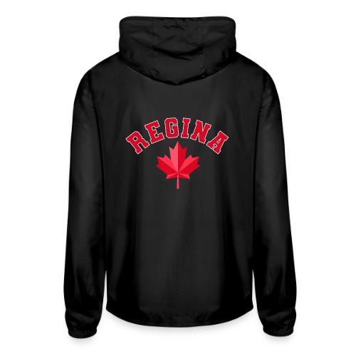 Regina with maple leaf - Unisex Lightweight Windbreaker Jacket
