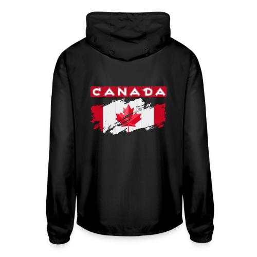 Canada, Inspired by the Canadian flag - Unisex Lightweight Windbreaker Jacket