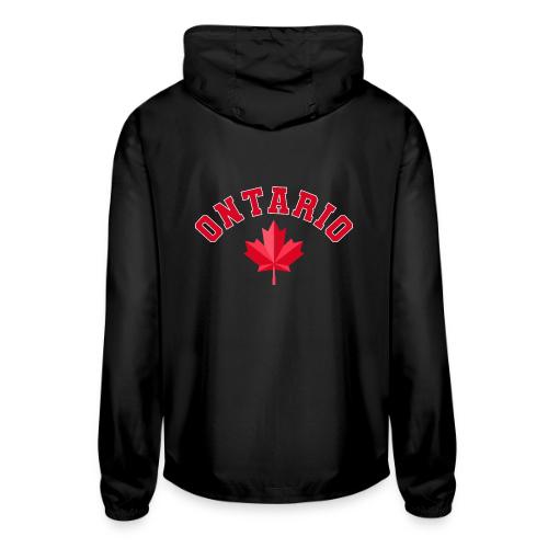 Ontario with maple leaf - Unisex Lightweight Windbreaker Jacket