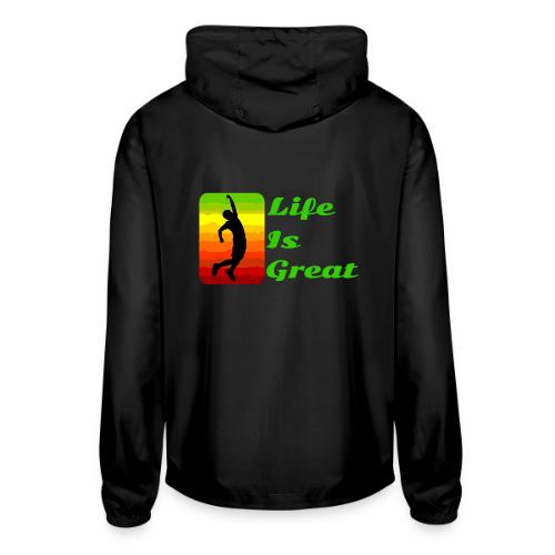 Life Is Great - Unisex Lightweight Windbreaker Jacket