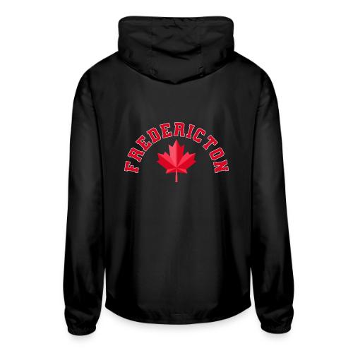 Fredericton with maple leaf - Unisex Lightweight Windbreaker Jacket