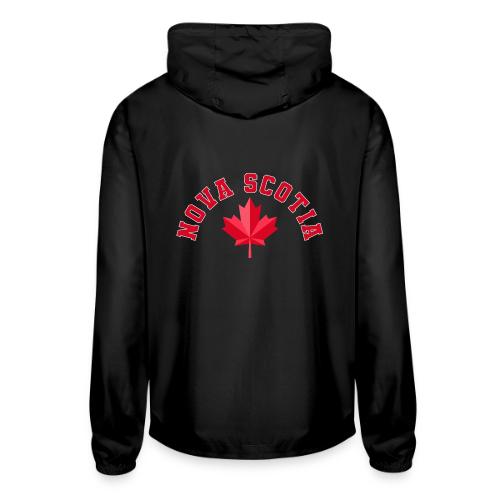 Nova Scotia with maple leaf - Unisex Lightweight Windbreaker Jacket