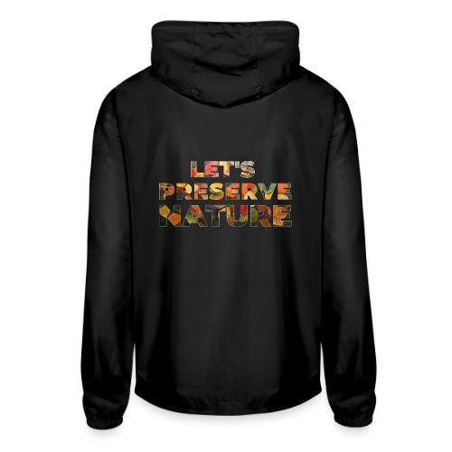 Let's Preserve Nature - Unisex Lightweight Windbreaker Jacket