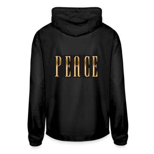 Peace in Gold - Unisex Lightweight Windbreaker Jacket