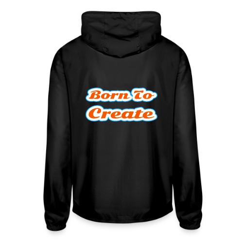 Born to Create — Creative Soul Script - Unisex Lightweight Windbreaker Jacket