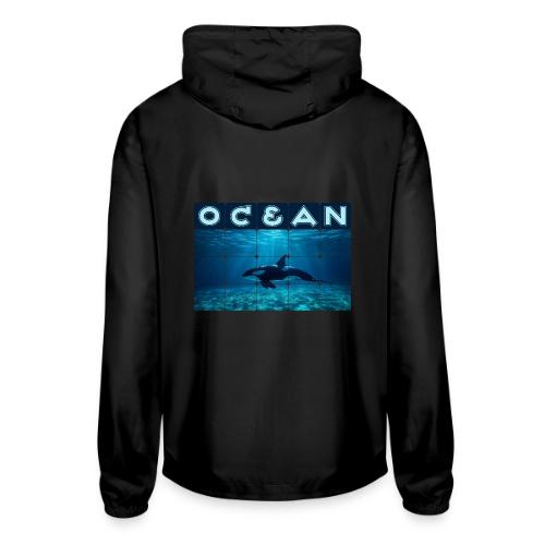 Ocean: Orca in Motion - Unisex Lightweight Windbreaker Jacket