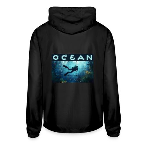 Ocean: Beneath the Blue - Unisex Lightweight Windbreaker Jacket