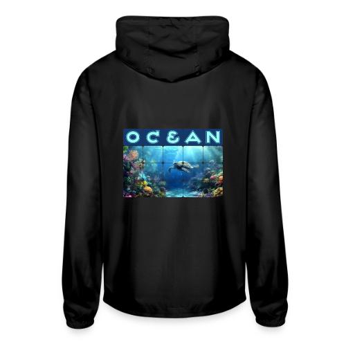 Ocean: Turtle Drift - Unisex Lightweight Windbreaker Jacket