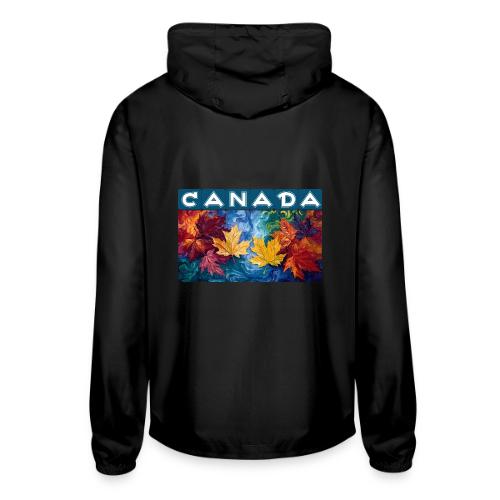Canada in Brushstrokes - Unisex Lightweight Windbreaker Jacket