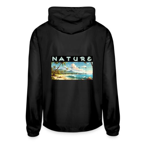 Nature: Sun-Kissed Shore - Unisex Lightweight Windbreaker Jacket