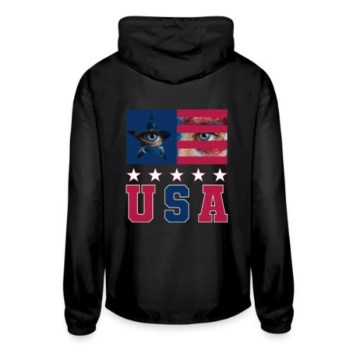 Stars and Vision USA - Unisex Lightweight Windbreaker Jacket