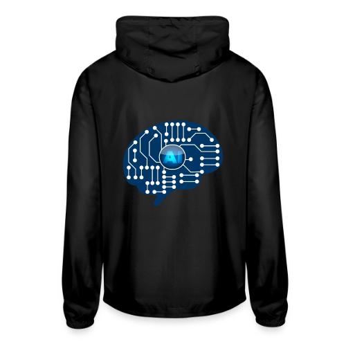 AI: Mind Wired - Unisex Lightweight Windbreaker Jacket