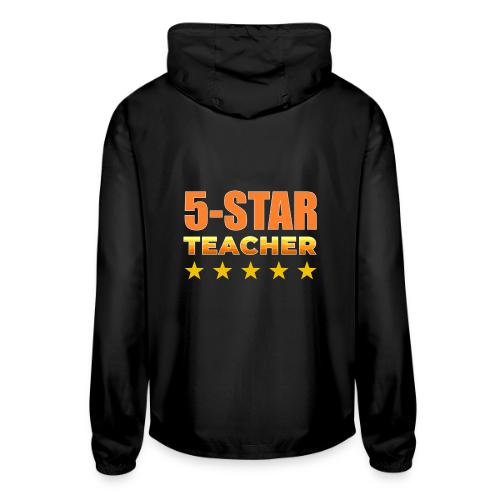 Five-Star Teacher - Unisex Lightweight Windbreaker Jacket