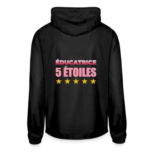 Éducatrice 5 Étoiles - Unisex Lightweight Windbreaker Jacket