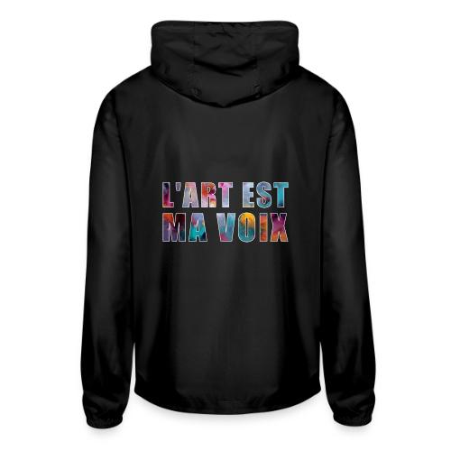 Art is my voice - Unisex Lightweight Windbreaker Jacket