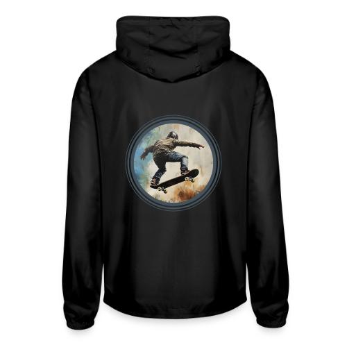 Skateboarding Energy - Unisex Lightweight Windbreaker Jacket