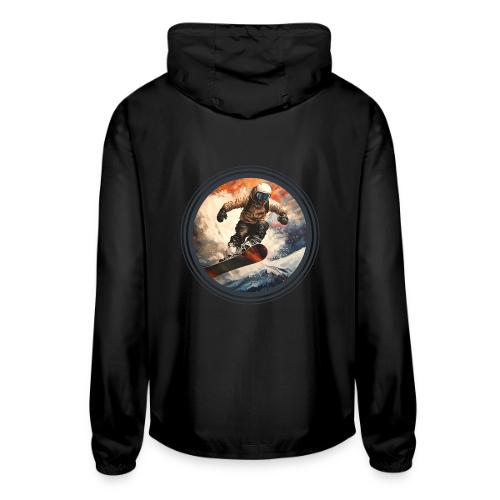 Snowboarding Elevation - Unisex Lightweight Windbreaker Jacket
