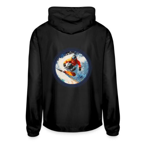 Snowboarding Rebel - Unisex Lightweight Windbreaker Jacket