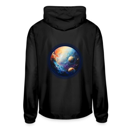 Nebula of Planets - Unisex Lightweight Windbreaker Jacket