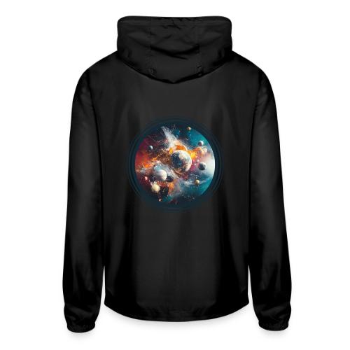 Planets in Acrylic Dreams - Unisex Lightweight Windbreaker Jacket