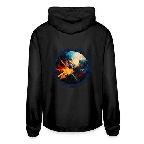 Planets in Turmoil - Unisex Lightweight Windbreaker Jacket