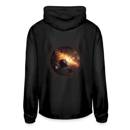 Asteroids Drift - Unisex Lightweight Windbreaker Jacket