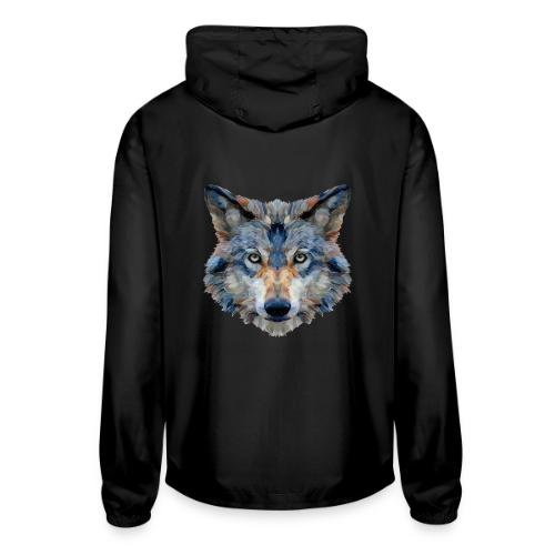 Wolf: Chromatic Wild Gaze - Unisex Lightweight Windbreaker Jacket