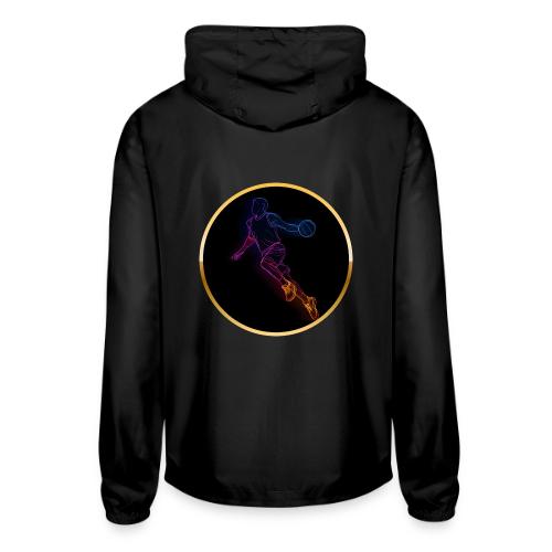 Basketball: Neon Jump Shot - Unisex Lightweight Windbreaker Jacket