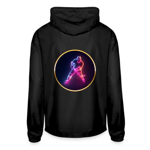 Hockey: Neon Ice Strike - Unisex Lightweight Windbreaker Jacket