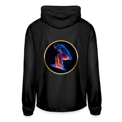 Snowboarding: Arctic Neon Leap - Unisex Lightweight Windbreaker Jacket
