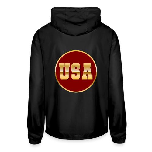 Golden USA Seal - Unisex Lightweight Windbreaker Jacket