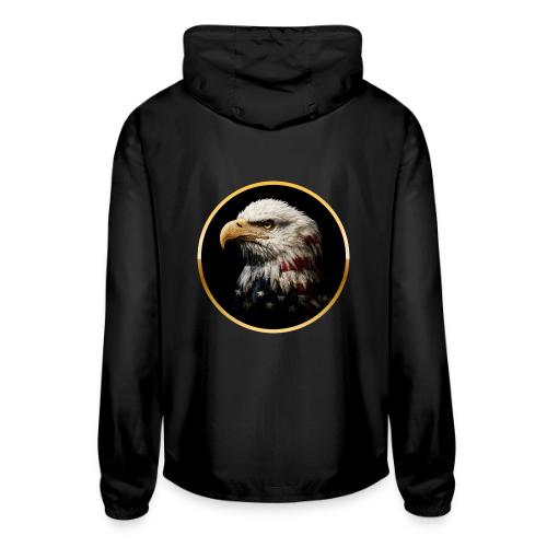 America: Golden Freedom Crest - Unisex Lightweight Windbreaker Jacket