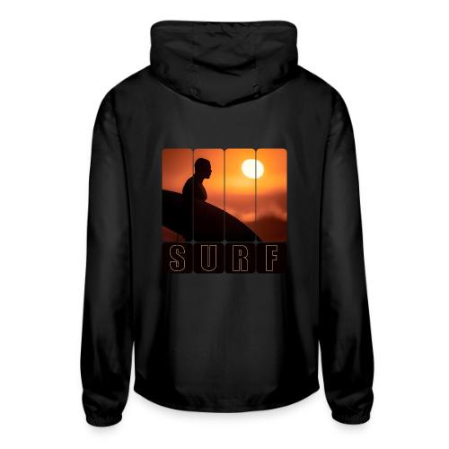 Surfing: Sunset Surf Panels - Unisex Lightweight Windbreaker Jacket