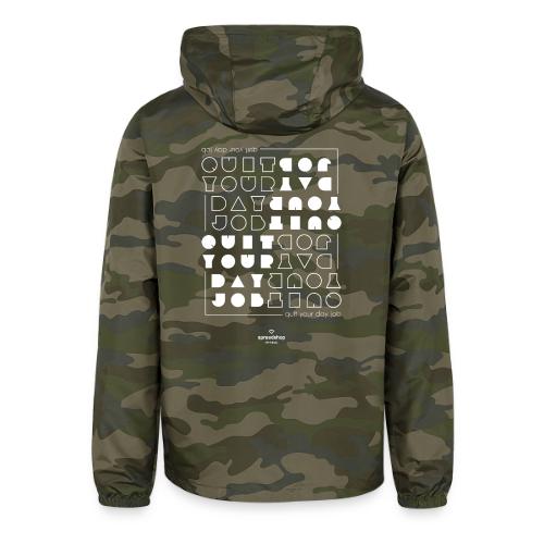 Quit upside white - Unisex Lightweight Windbreaker Jacket