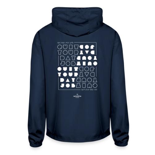 Quit upside white - Unisex Lightweight Windbreaker Jacket