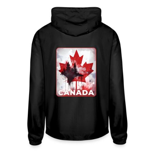 Canada's Maple Leaf Pride - Unisex Lightweight Windbreaker Jacket