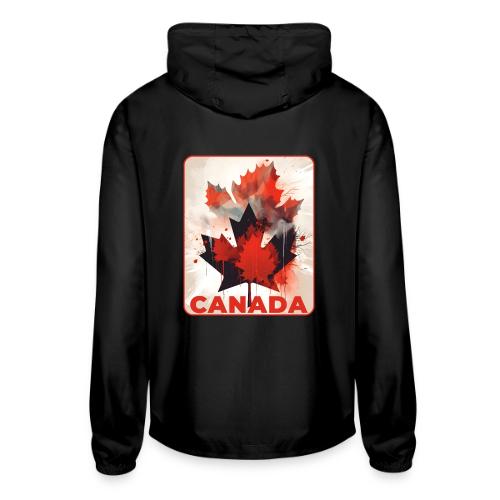Canada Inked Leaf - Unisex Lightweight Windbreaker Jacket