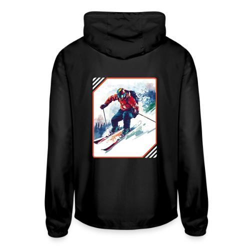 Skiing is Life - Unisex Lightweight Windbreaker Jacket