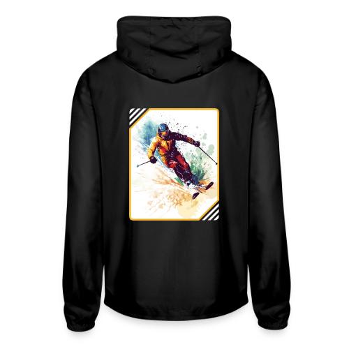 Winter Skiing Escape - Unisex Lightweight Windbreaker Jacket