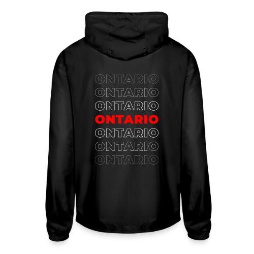 Ontario Outline - Unisex Lightweight Windbreaker Jacket
