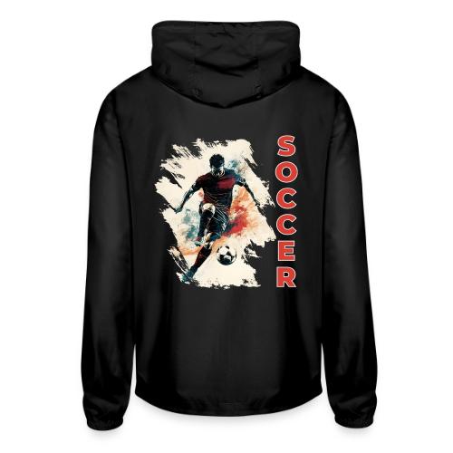 Soccer Blaze - Unisex Lightweight Windbreaker Jacket